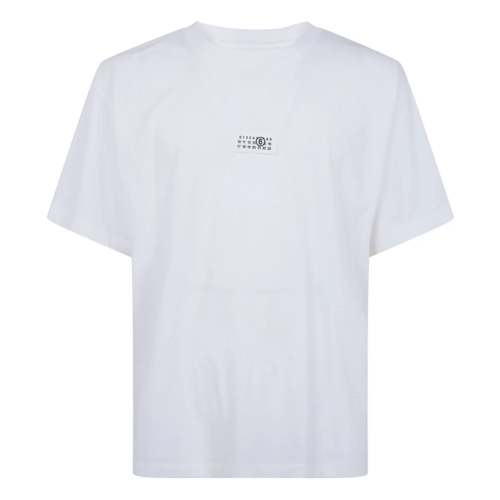 Mm6 Maison Margiela Herren Weiß - Baumwoll-T-Shirt - Tops - S