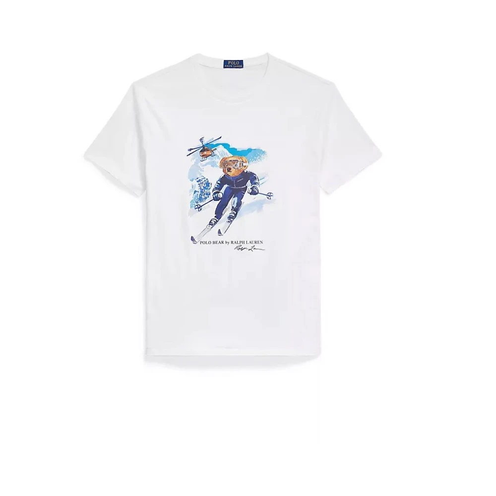 Polo Ralph Lauren Herren Weiß - T-Shirt Mit Rundhalsausschnitt - Tops - M