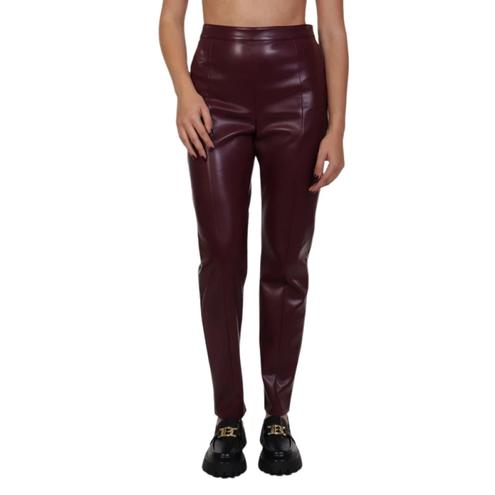 Patrizia Pepe Damen Rot - Slim-Fit Chinos - Trousers - 2XL