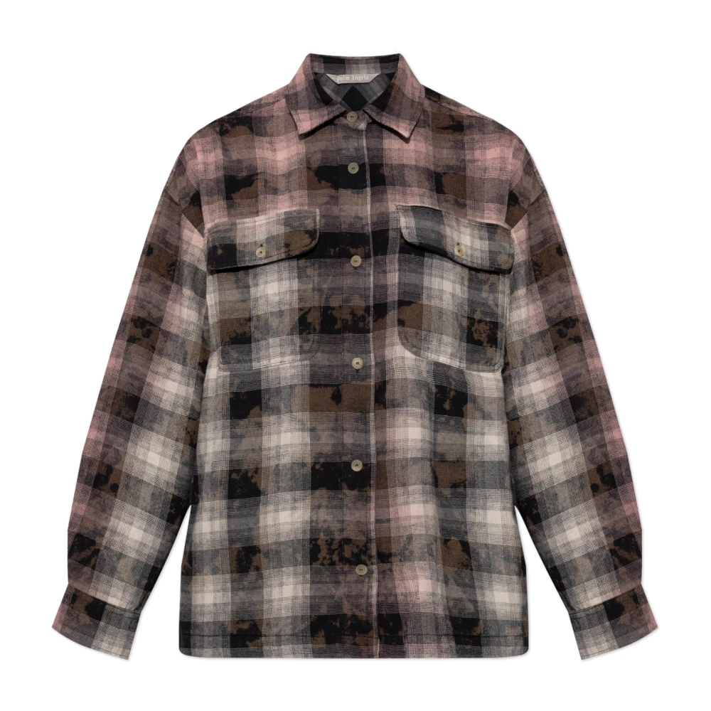 Palm Angels - Hemd Mit Karomuster - Blouses & Shirts -Damen -Mehrfarbig -S