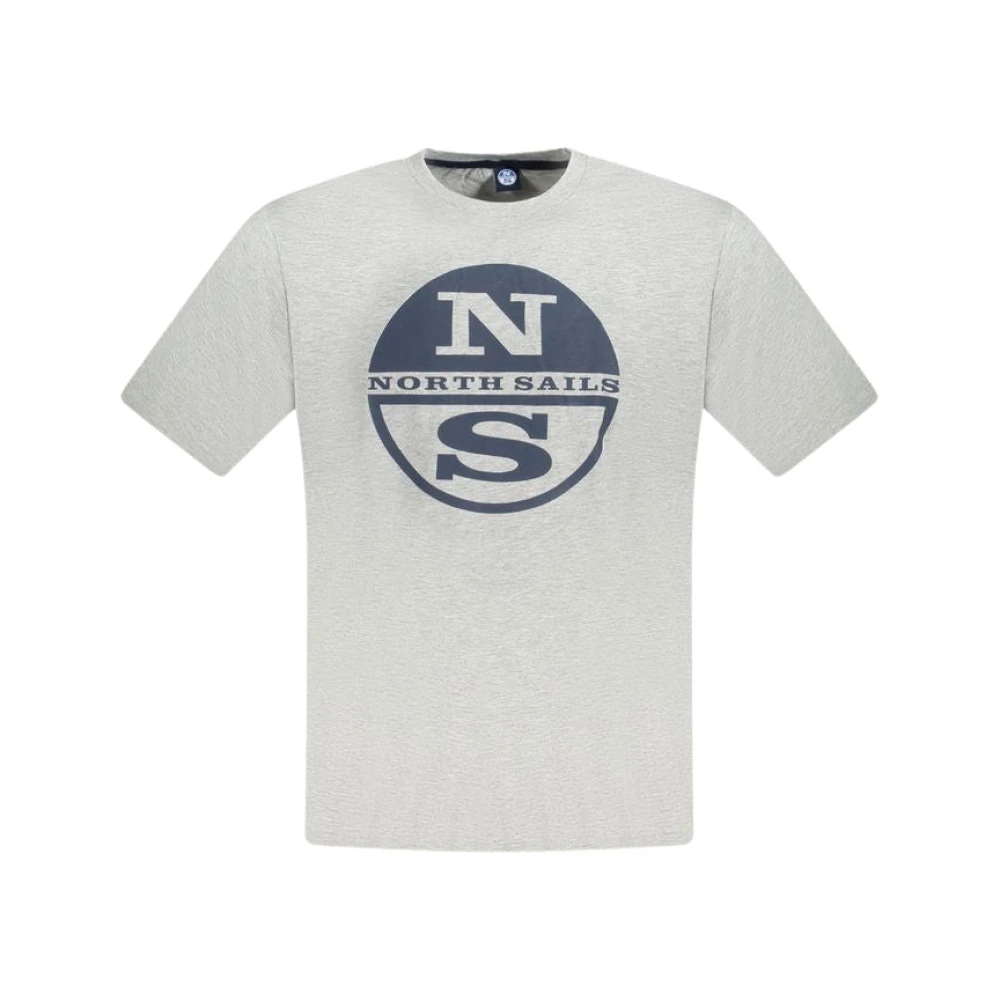 North Sails Herren Grau - Baumwoll-T-Shirt - Tops - S