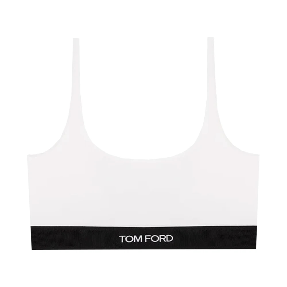Tom Ford Damen Weiß - Modal Signature Bralette - Underwear - M