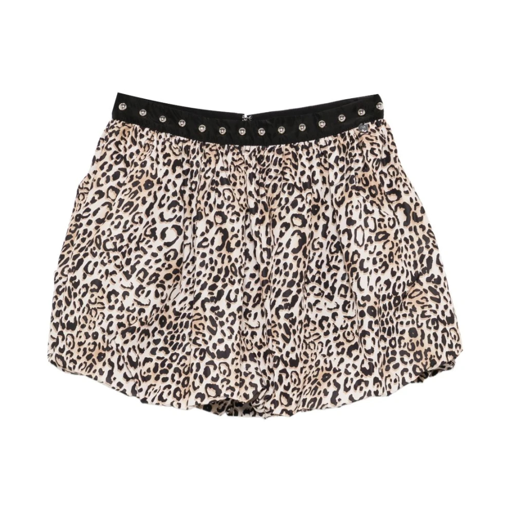 Liu Jo Damen Multicolor - Animalier Short Skirt - Skirts - Mehrfarbig -S