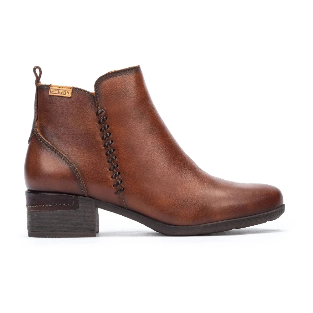 Pikolinos Damen Braun - Ankle Boot Mit Lederdetails - Shoes - 39 Eu