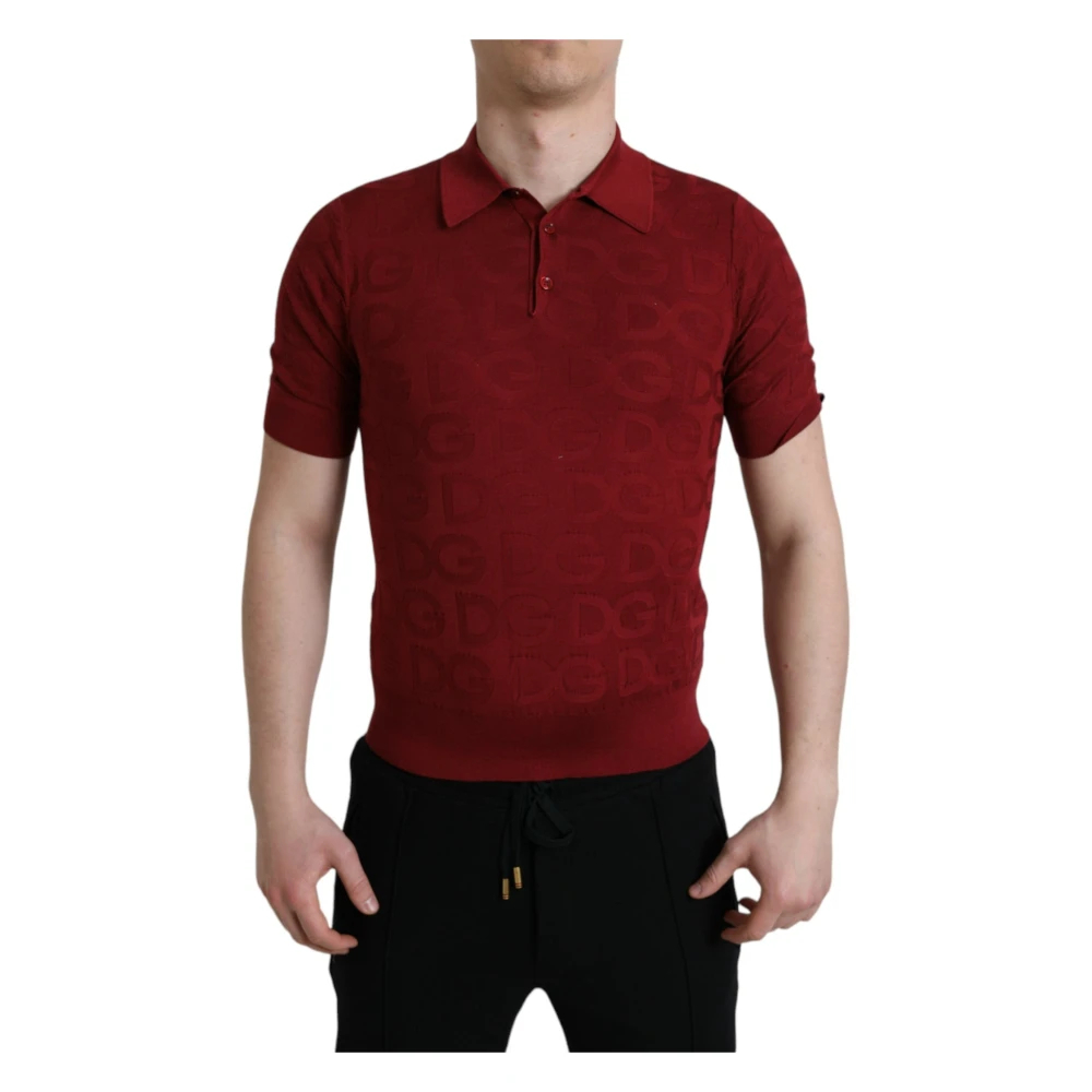 Dolce & Gabbana Herren Braun - T-Shirt Mit Kragen - Tops - M