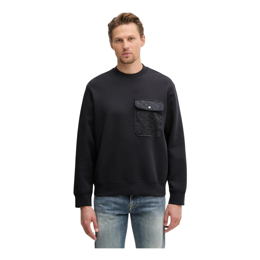 Armani Exchange Herren Sweatshirt Marine Gr. XL - Bild 4
