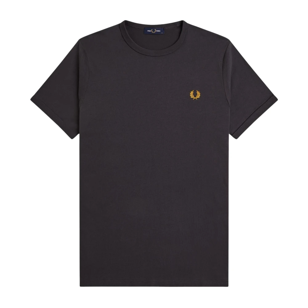 Fred Perry Herren Gris T-Shirt Ringer - Bild 6