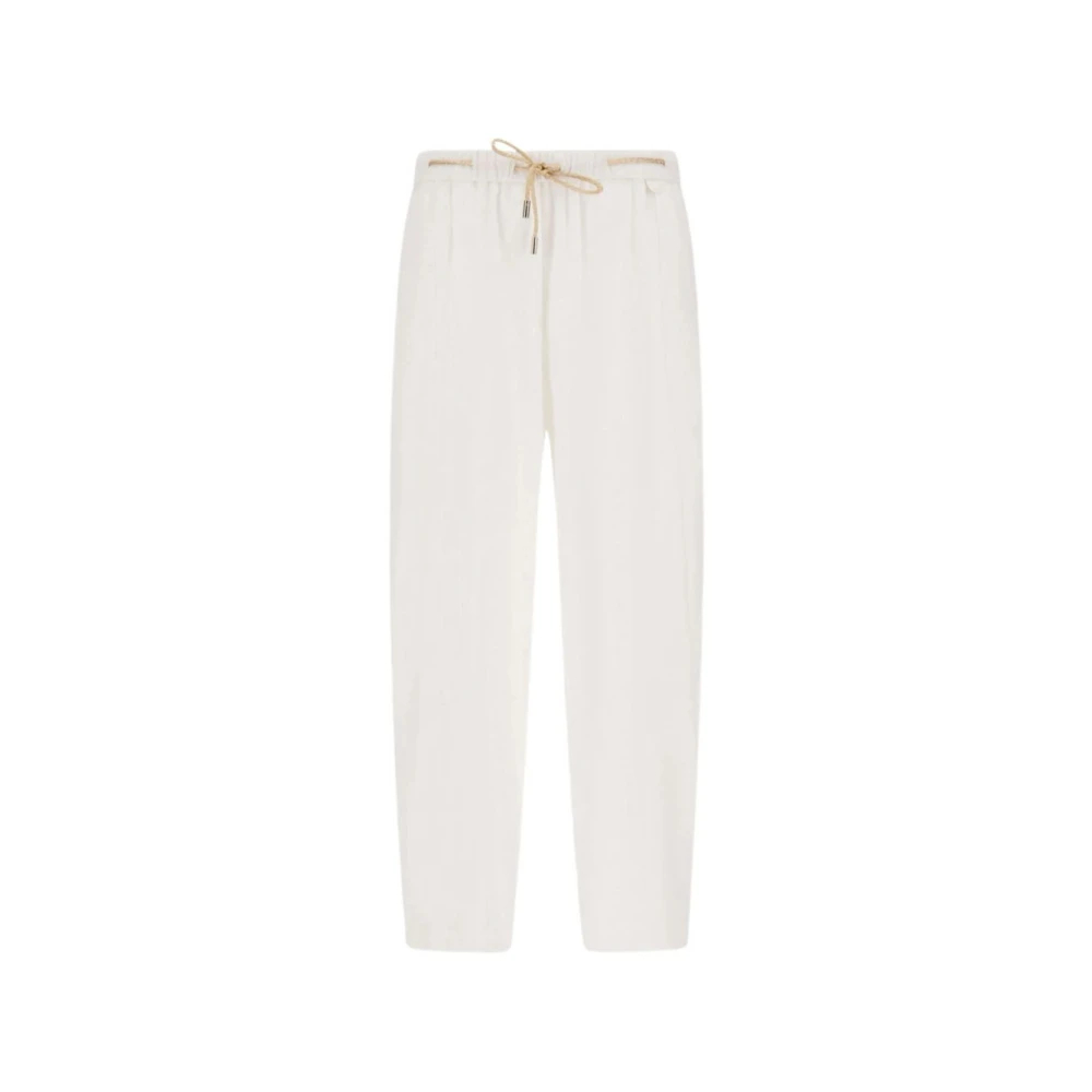 Herno Damen Weiß - Cropped Hosen - Trousers - Xs