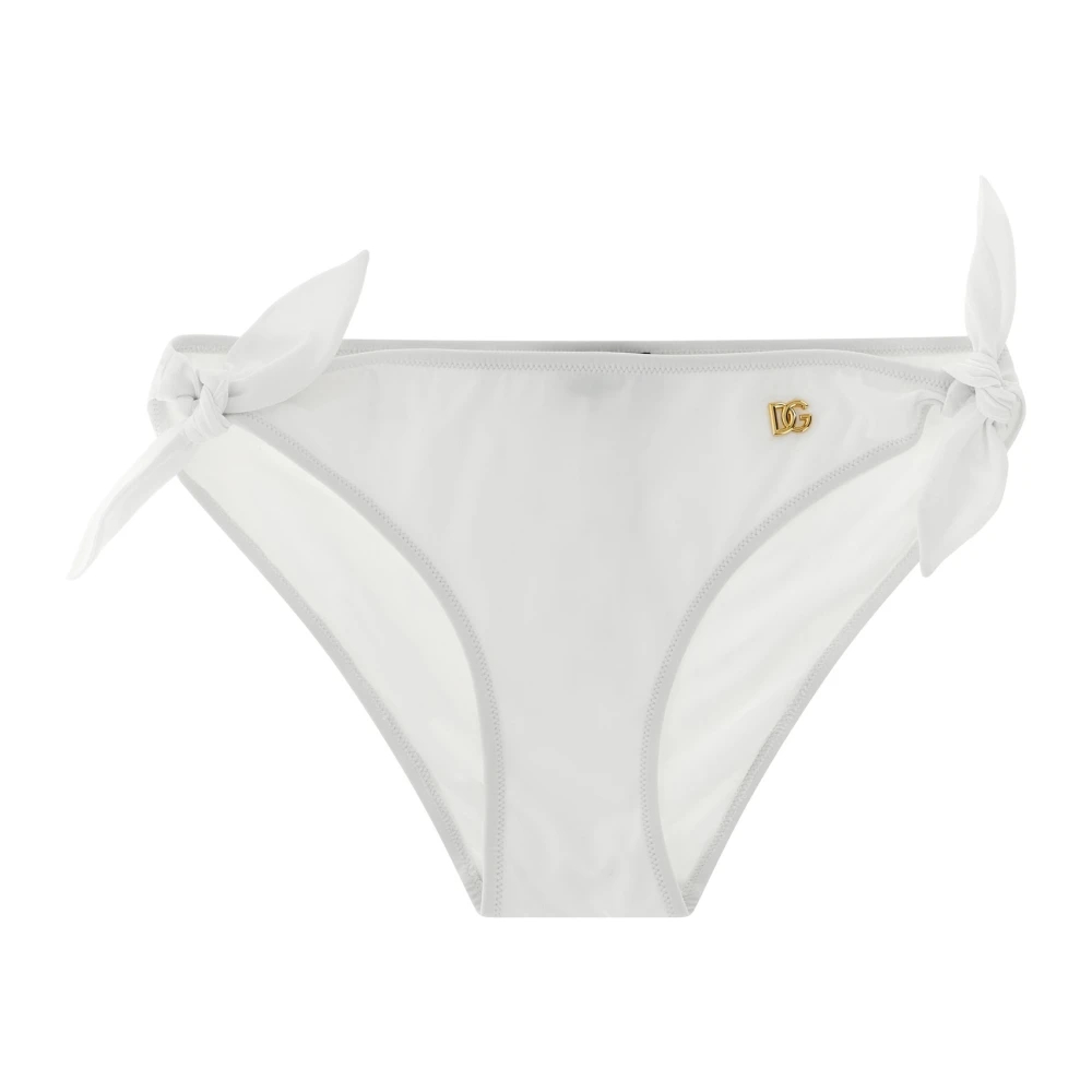 Dolce & Gabbana Damen Weiß - Tie Bikini Bottoms - Swimwear - S