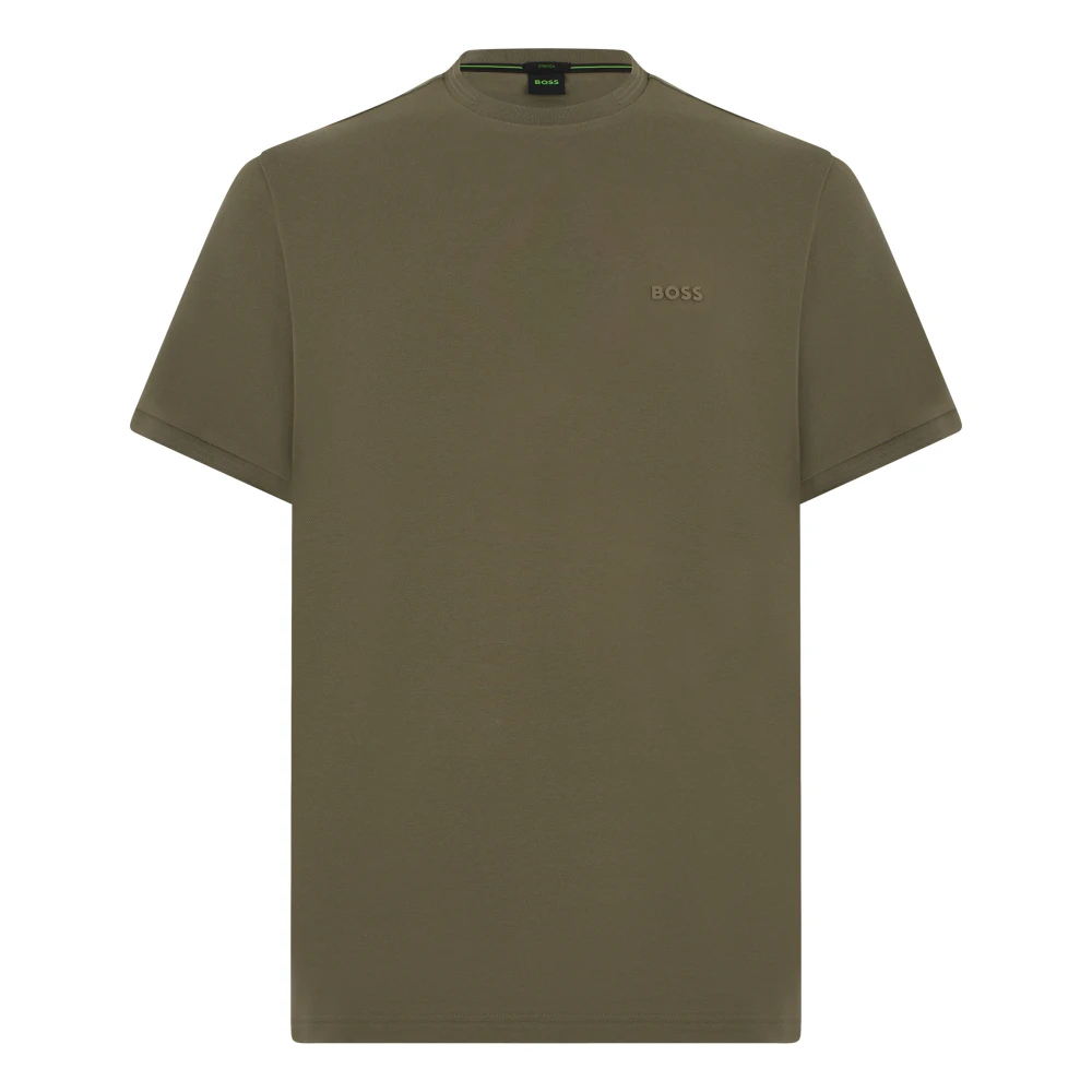 Hugo Herren Grün - Cotton T-Shirt - Tops - Xs