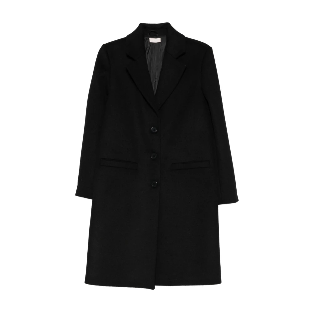 Liu Jo Damen Schwarz - Wollmantel - Coats - K - M
