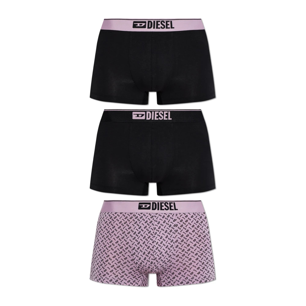 Diesel Herren Schwarz - Damien D-Box 3Er-Pack - Underwear - K - 2XL