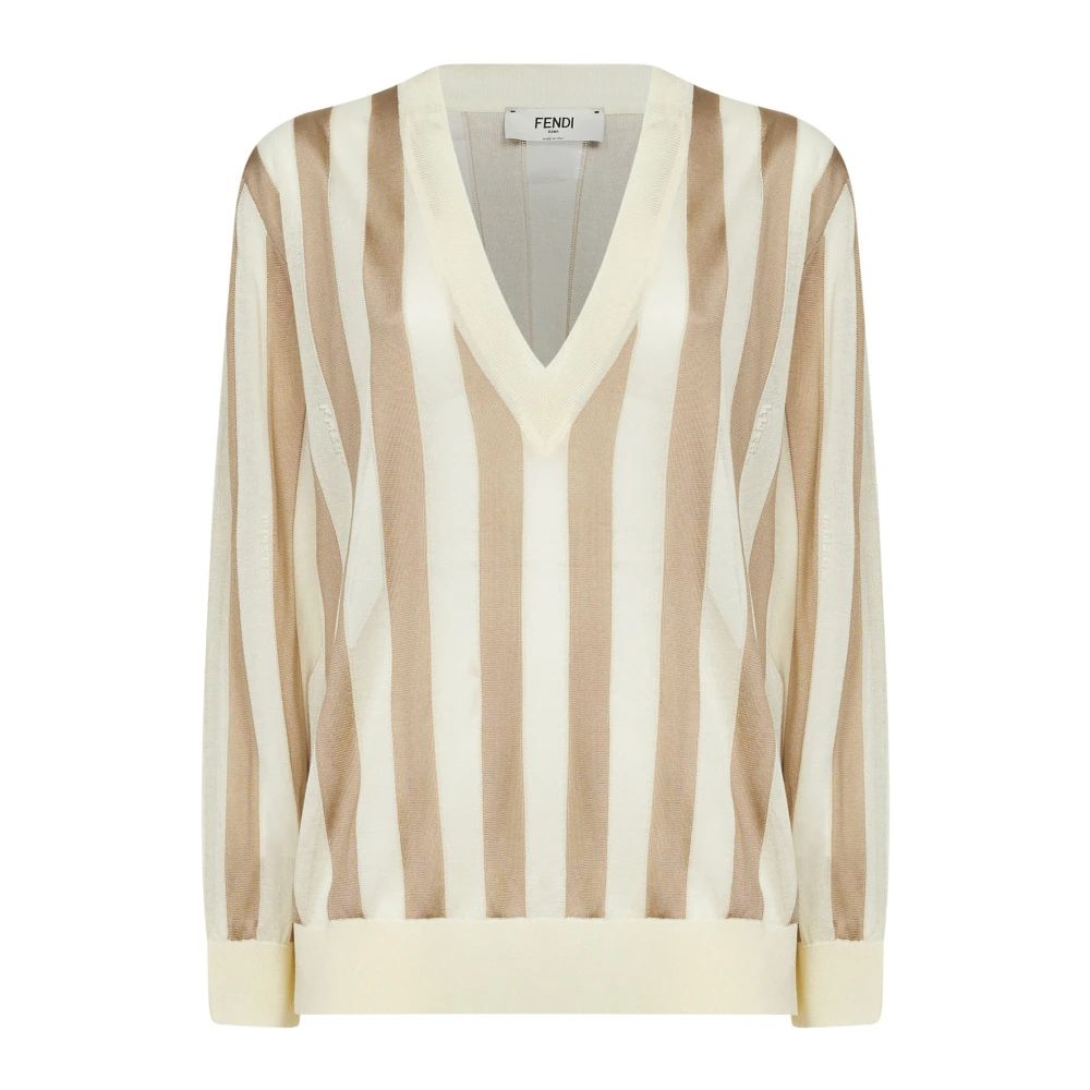 Fendi Damen Multicolor - Sweaters - Knitwear - Mehrfarbig - S