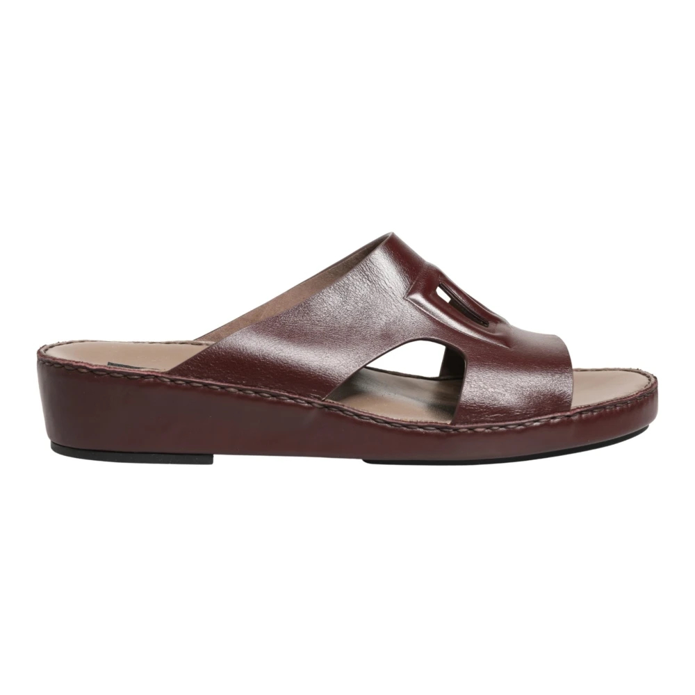 Dolce & Gabbana Herren Braun - Slides Sandalen - Shoes - 44 Eu