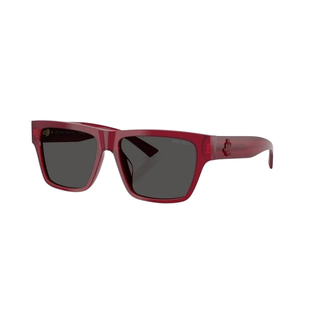 Jimmy Choo Damen Rot - Rechteckige Sonnenbrille - Accessories - 54 Mm