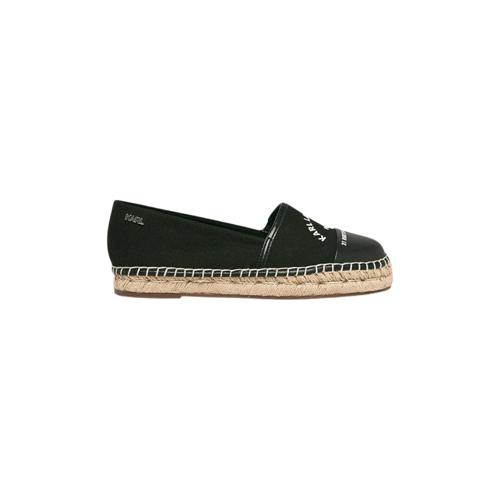 Karl Lagerfeld Damen Schwarz Espadrilles Kl80108 - Bild 2