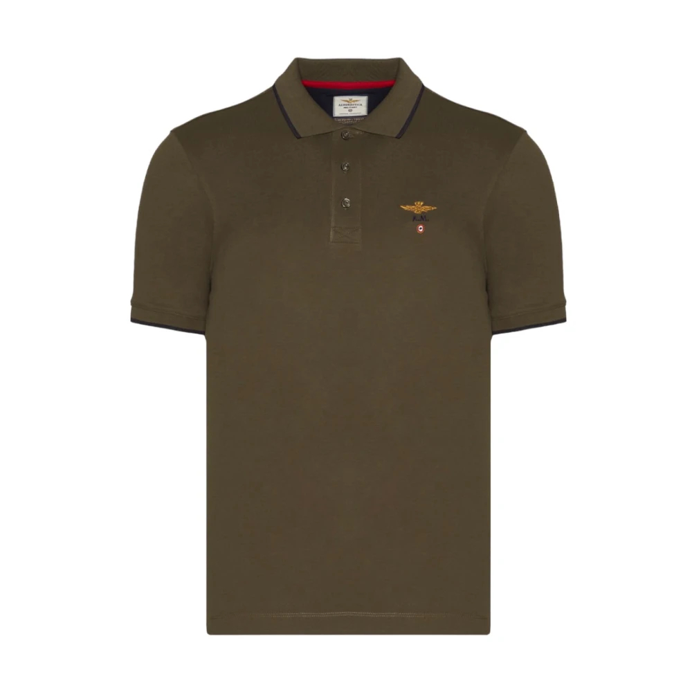 Aeronautica Militare Herren Grün - Poloshirt - Tops - 2XL