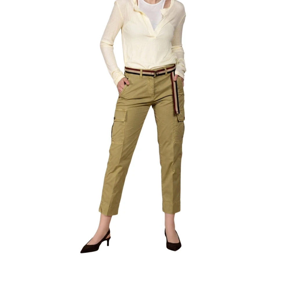 Mason's Damen Grün - Marlene Cargo - Trousers - L