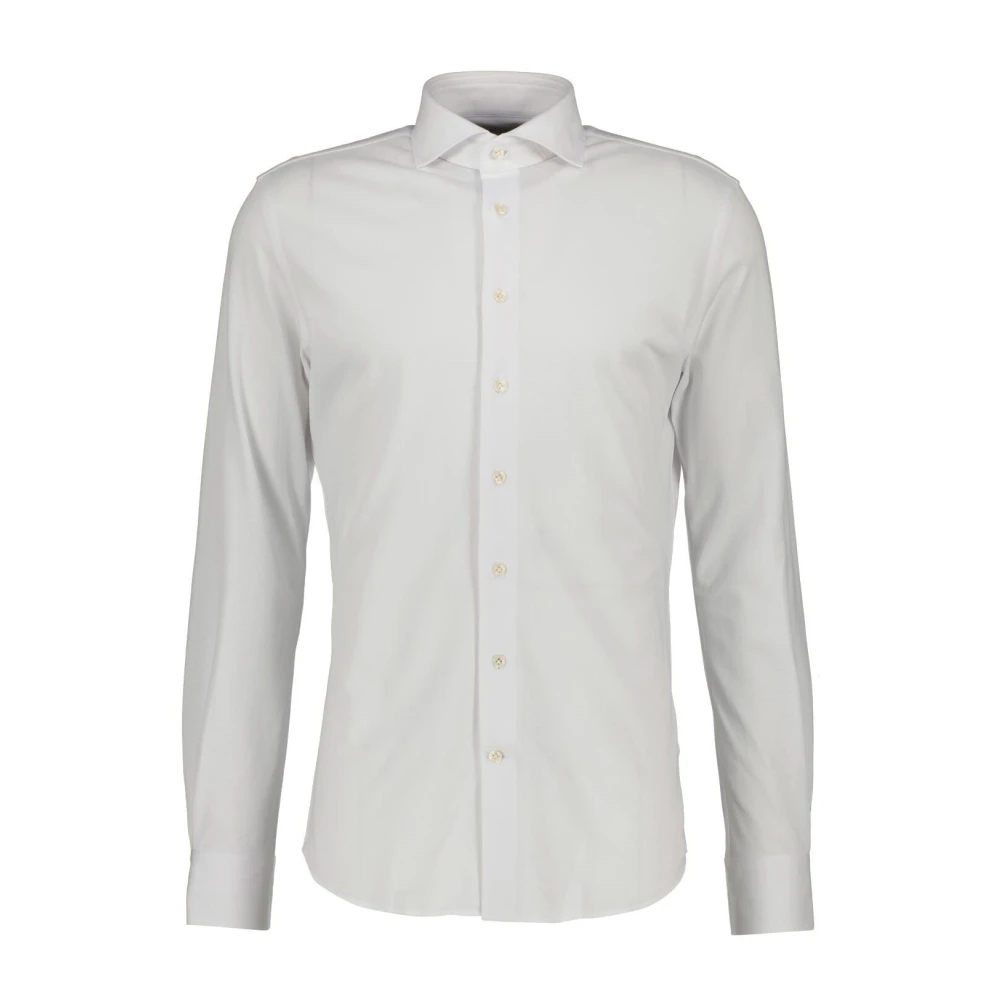 Profuomo - Gestricktes Piqué-Hemd - Shirts - Herren - Weiß - 3XL - Bild 5