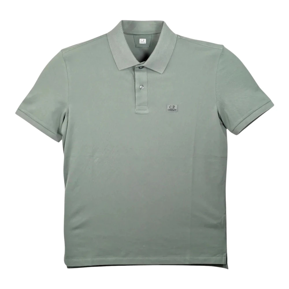 C.p. Company Herren Grün - Logo Polo - Tops - S