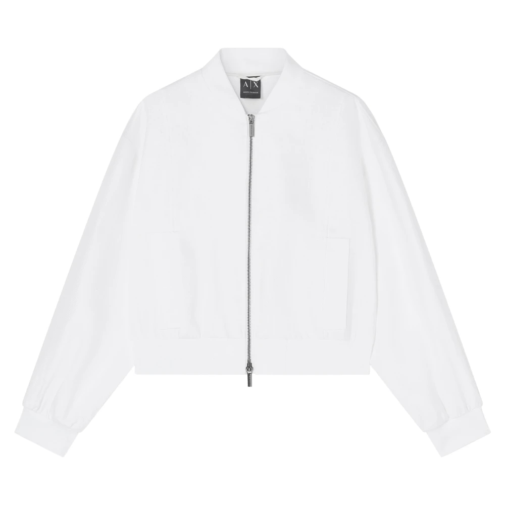 Armani Exchange Damen Weiß - Bomberjacke - Jackets - M