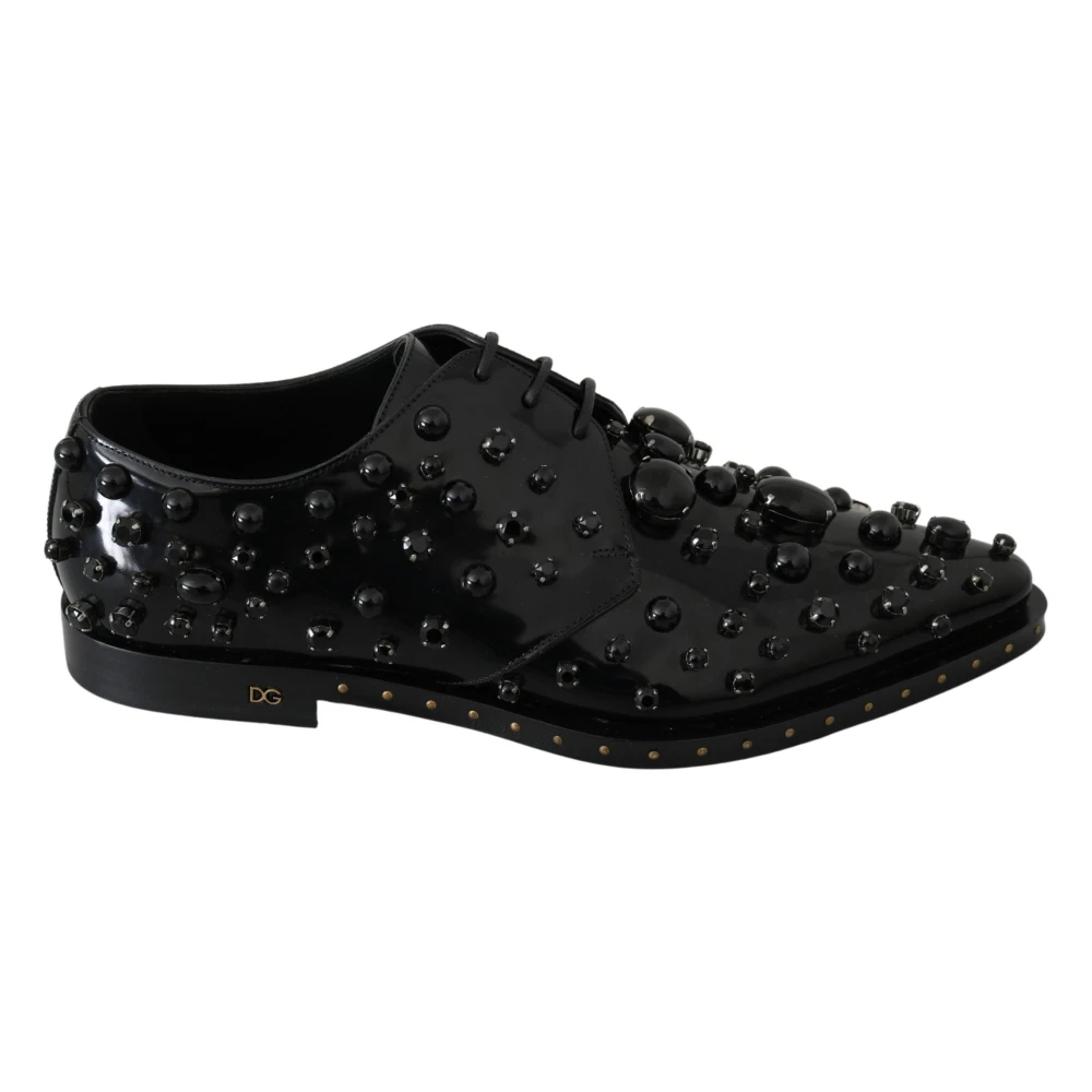 Dolce & Gabbana Herren Schwarz - Laced Schuhe - Shoes - K - 39 Eu