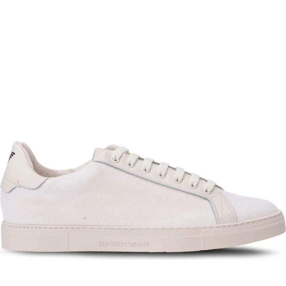 Emporio Armani Herren Weiß - E Lässige Sneaker Für Männer - Shoes - 43 Eu