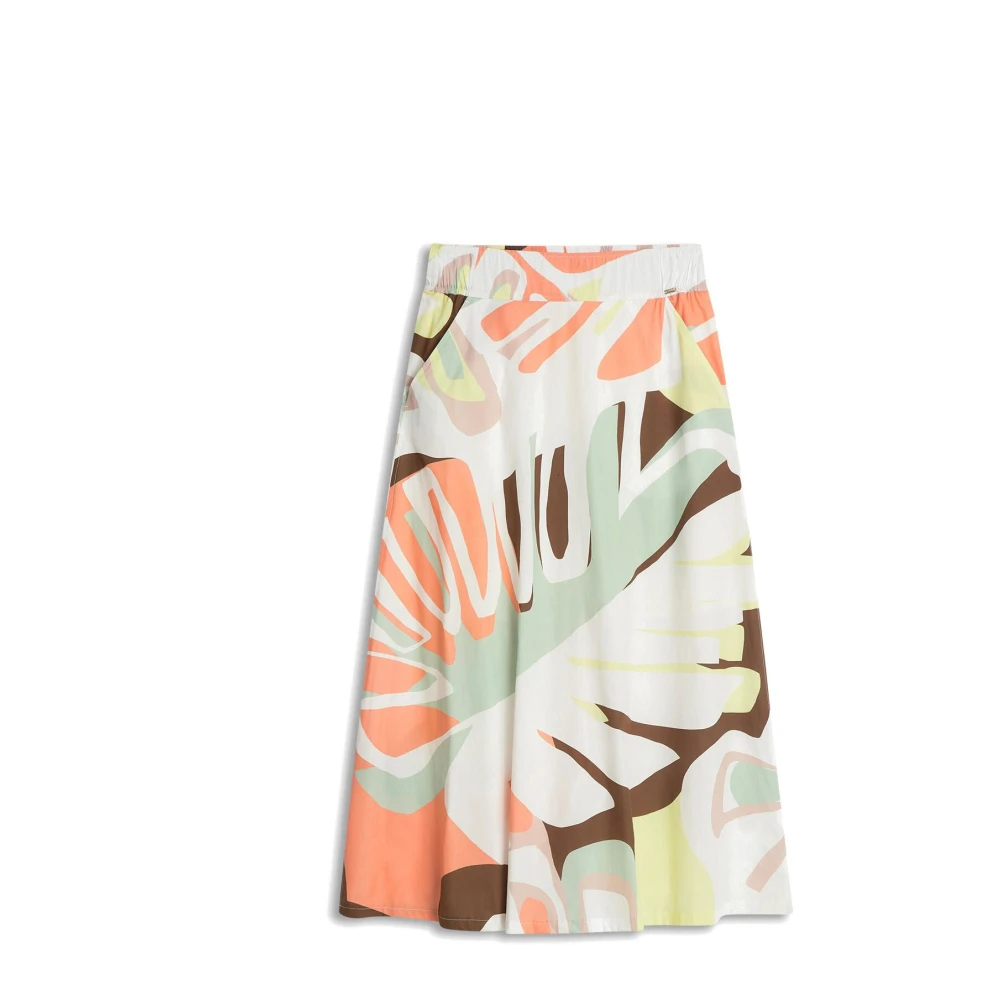 Cinque Damen Multicolor - Bedruckter Midirock - Skirts - Mehrfarbig -M