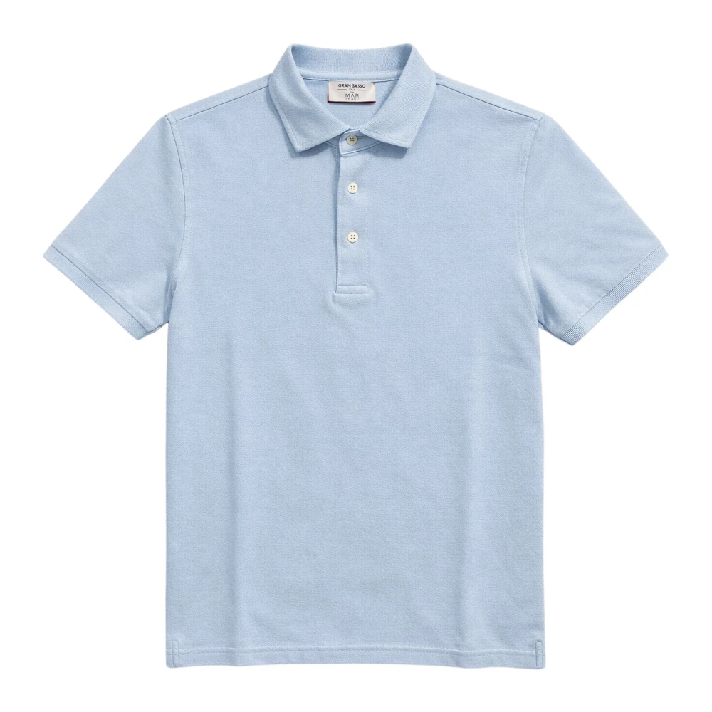 Gran Sasso Herren Blau - Classic Polo - Tops - M