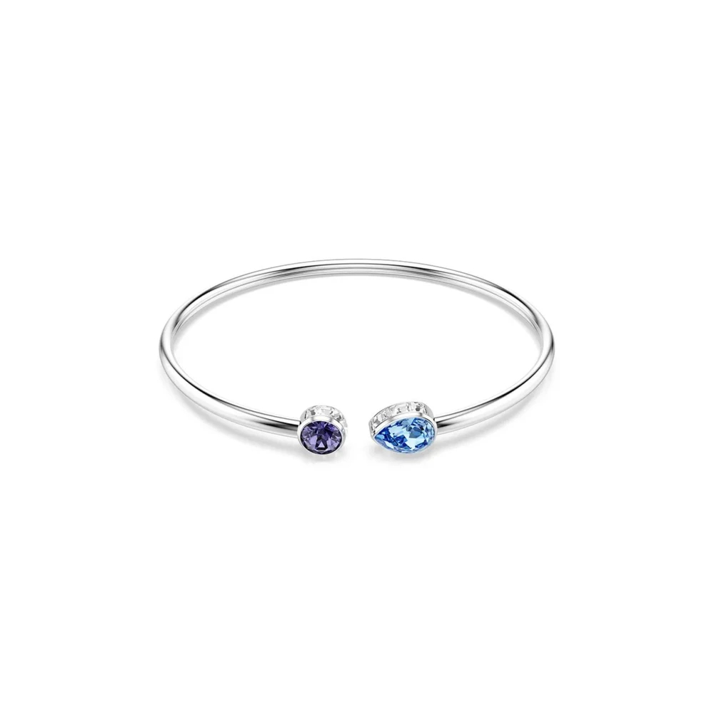 Swarovski Damen Armspange Edelstahl Silber in Größe 18 - Image 4