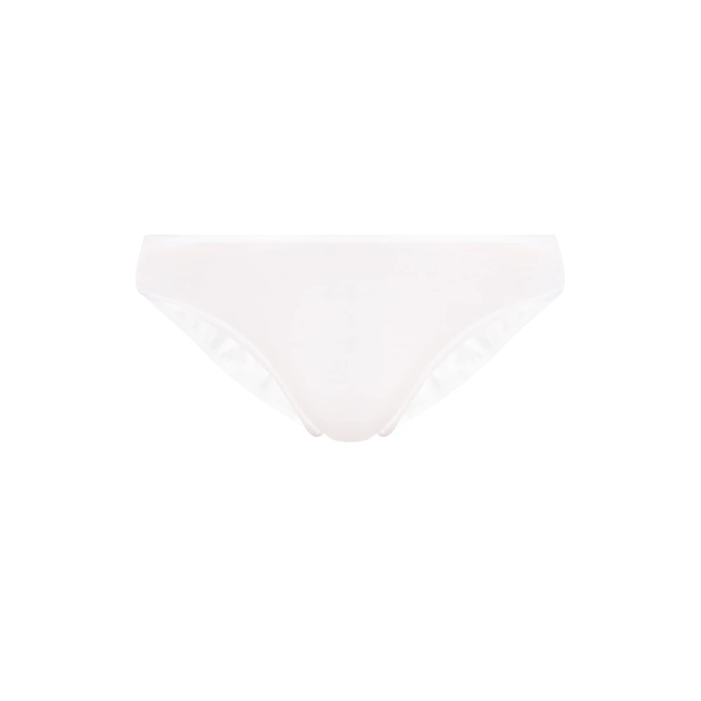 Hanro Damen Weiß - Nahtlose Midi-Slips Aus Baumwolle - Underwear - Xl