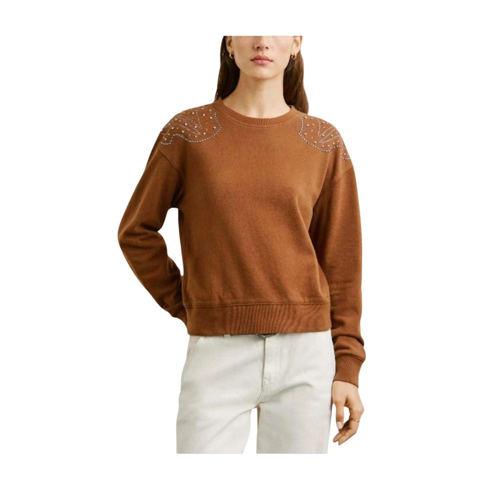 Pepe Jeans Damen Braun Sweatshirt Ellis - Bild 3