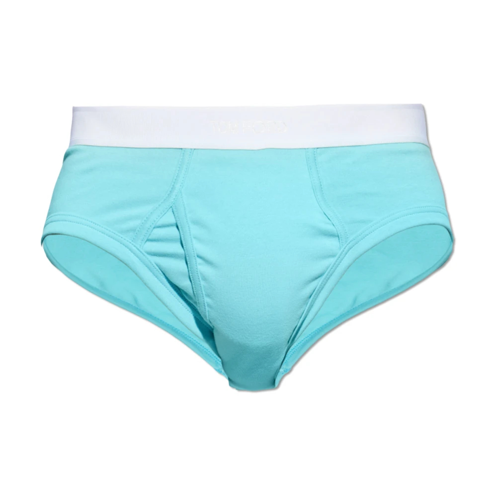 Tom Ford Herren Blau - Logo Briefs - Underwear - S