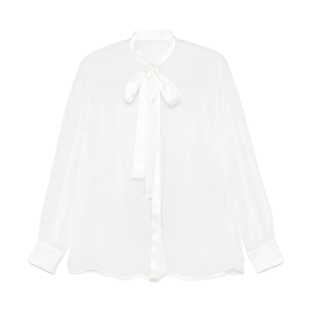 Dolce & Gabbana Damen Weiß - Es Seidenhemd - Blouses & Shirts - M