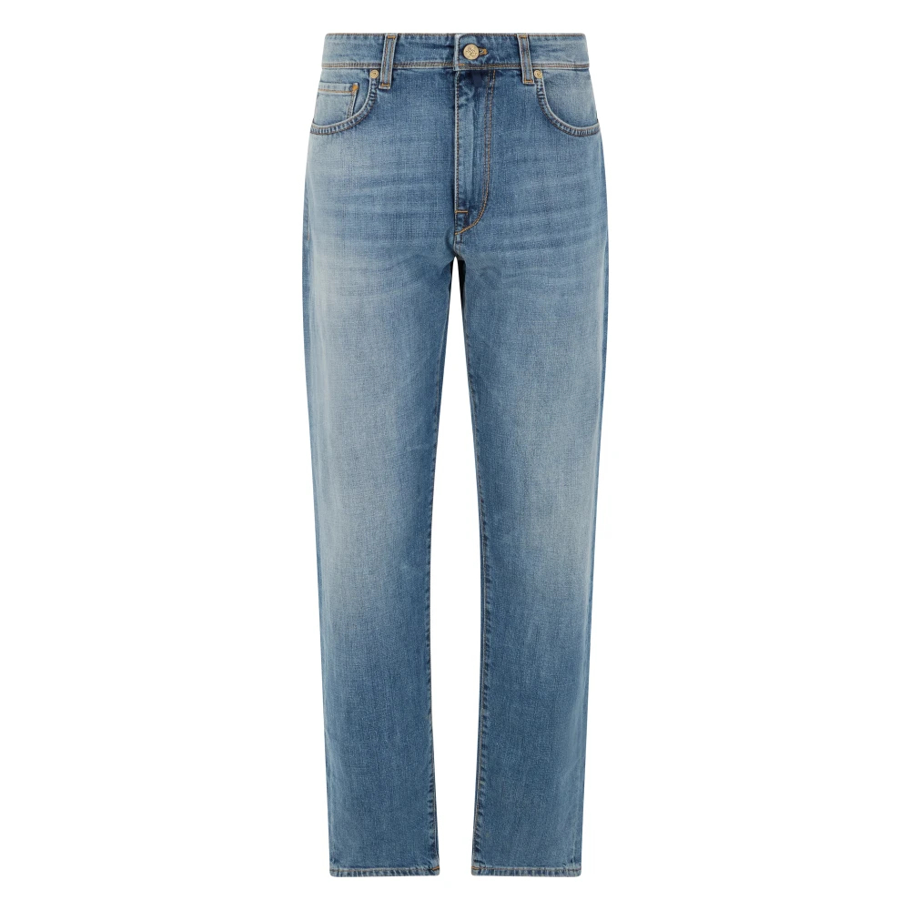 Slowear Herren Blau - Regular Fit Stretch Denim Hose - Jeans - W30