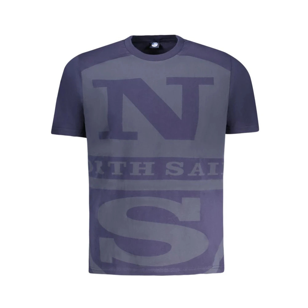North Sails Herren Blau - Baumwolle T-Shirt - Tops - S