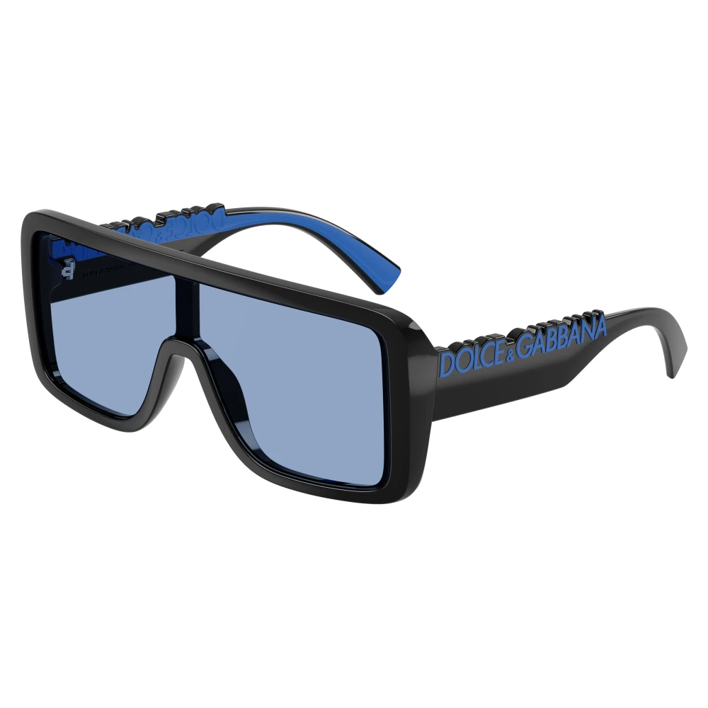 Dolce & Gabbana Unisex Schwarz - Shield Sonnenbrille - Accessories - K - 34 Mm