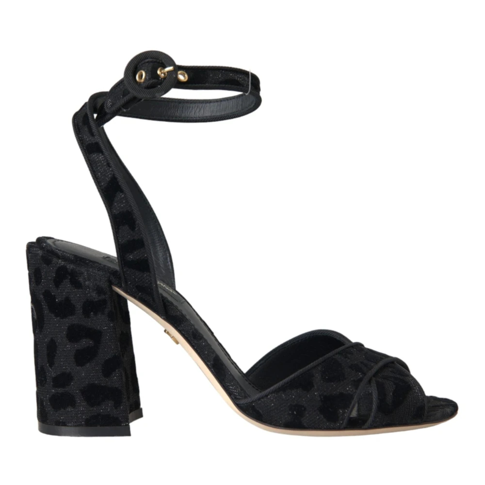 Dolce & Gabbana Damen Schwarz - Wunderschöne Riemchensandaletten - Shoes - K - 36 1/2 Eu