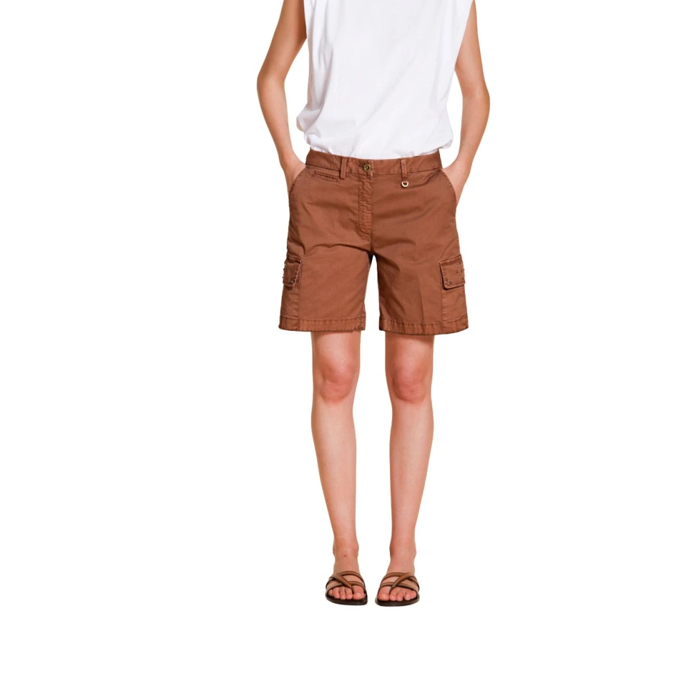 Mason's Damen Braun - Chile Cargo Bermuda - Shorts - Xl