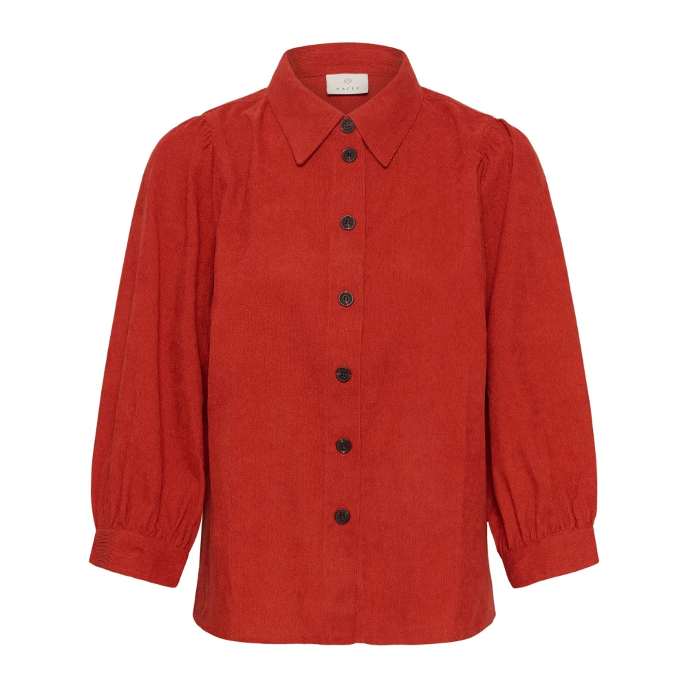 Kaffe Damen Rouge Langarm-Bluse Kavera Corduroy - Bild 6