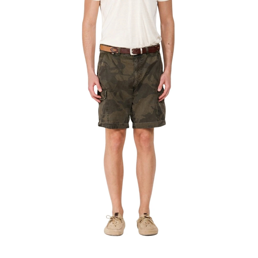 Mason's Herren Grün - Chile M74 Cargo Bermuda - Shorts - M
