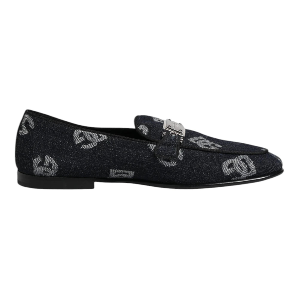 Dolce & Gabbana Herren Blau - Loafers Slides Dress - Shoes - 42 Eu