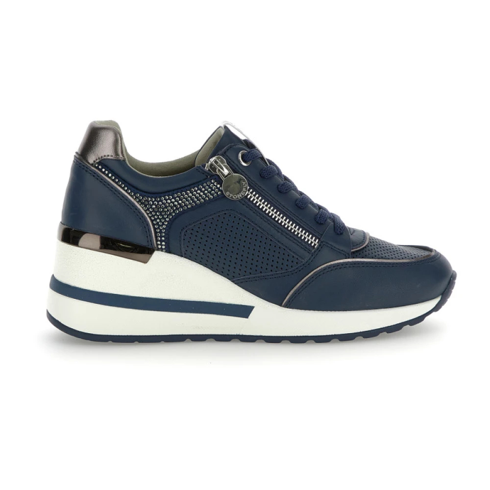 Stonefly Damen Blau - Mina 1 Sneakers - Shoes - 39 Eu