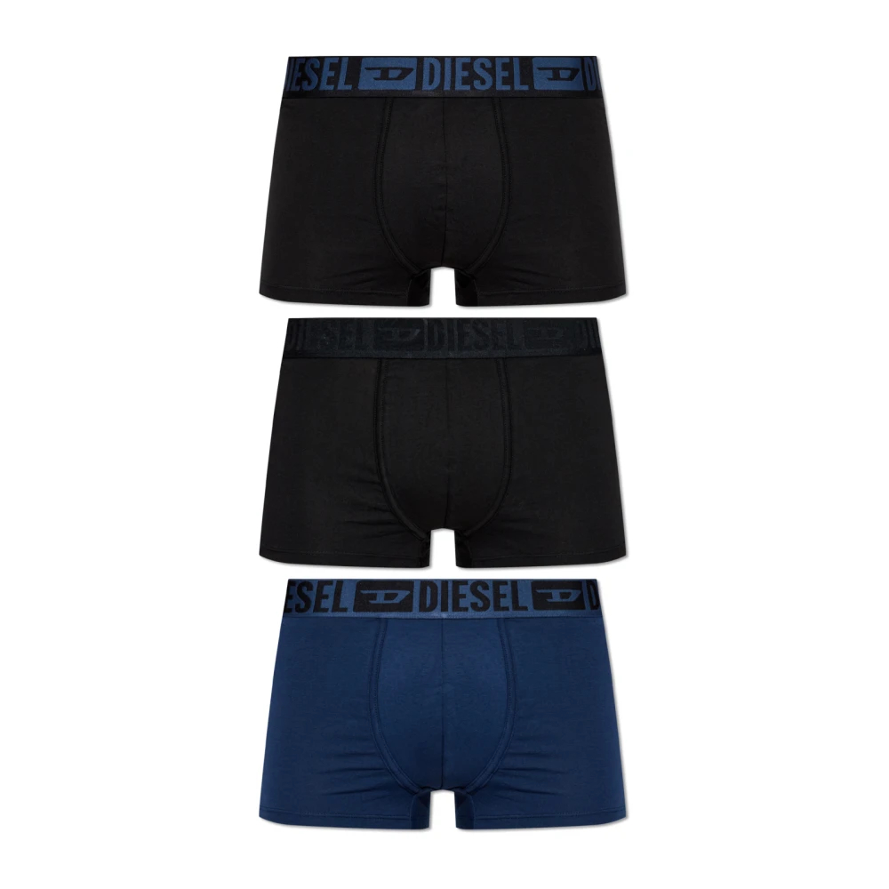 Diesel Herren Schwarz - Mike-D-Core-3Pack - Underwear - K - 2XL