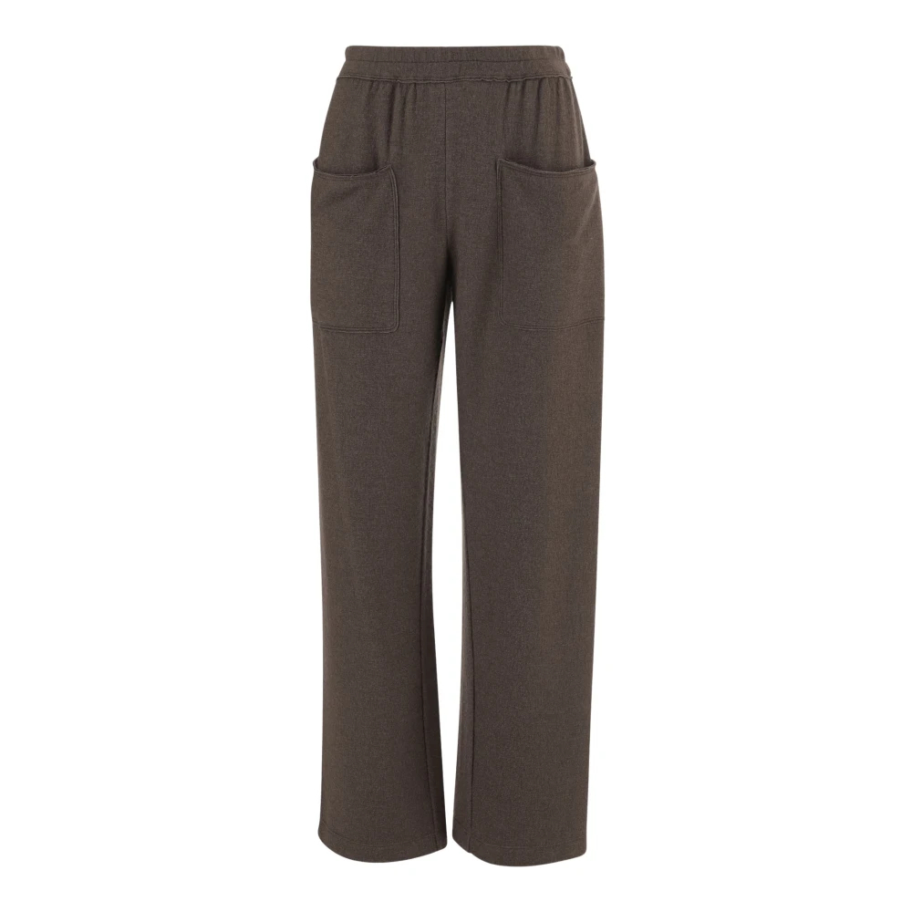 Giorgio Armani Damen Braun - Stretch Seiden- Und Kaschmirhose - Trousers - Xs