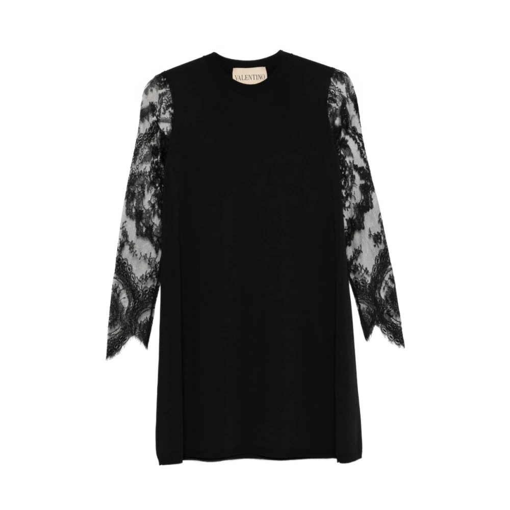 Valentino Garavani Damen Schwarz - Kleider - Dresses - K - Xs
