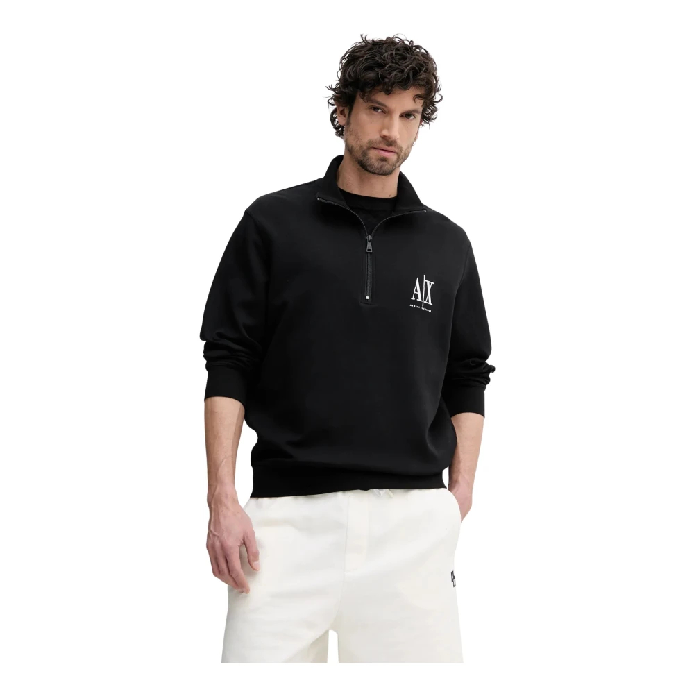 Armani Exchange Herren Schwarz Sweatshirt "Sweatshirt 1Er Pack" 1 Tlg. erhältlich in Größe L/M/S/XXL von Baur - Bild 7