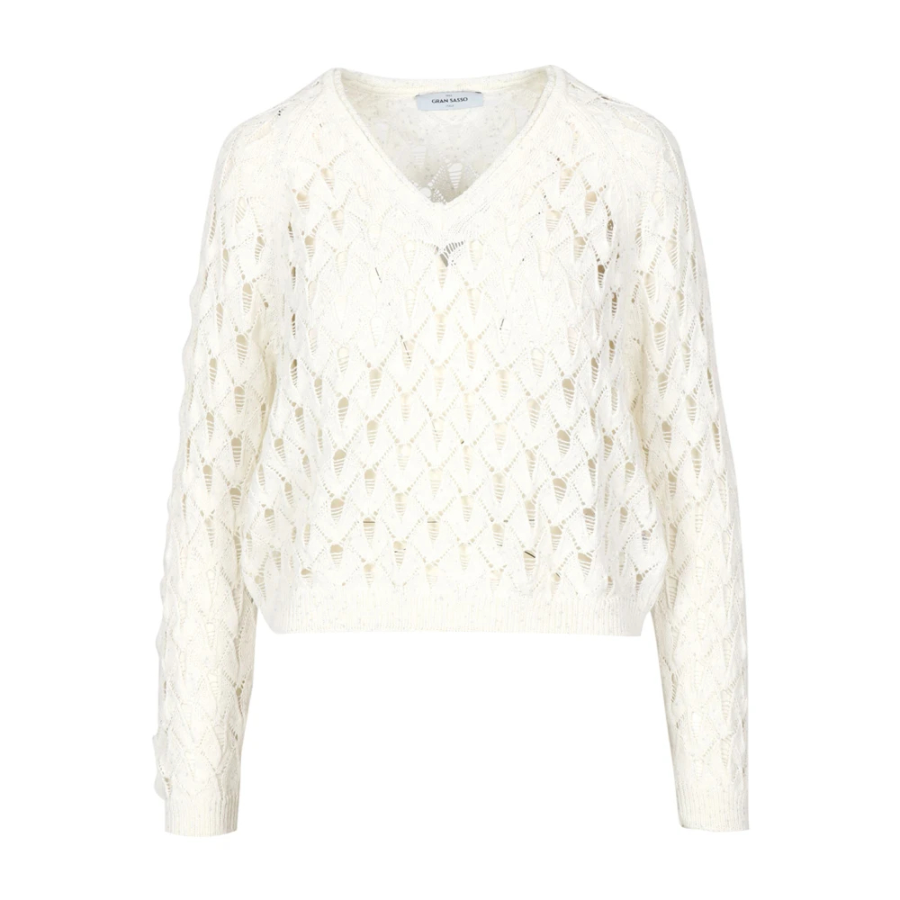 Gran Sasso Damen Weiß - Knitwear - S