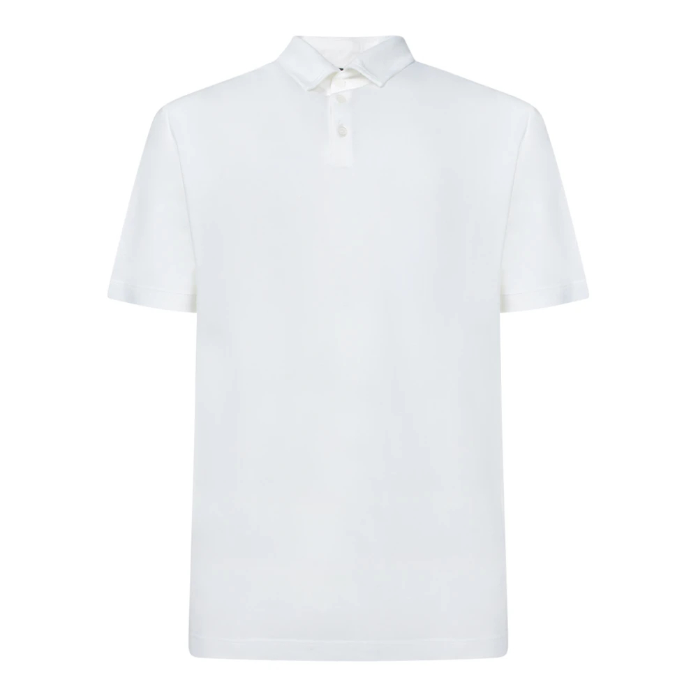 Zanone Herren Weiß - Es Crepe Polo Shirt - Tops - 2XL