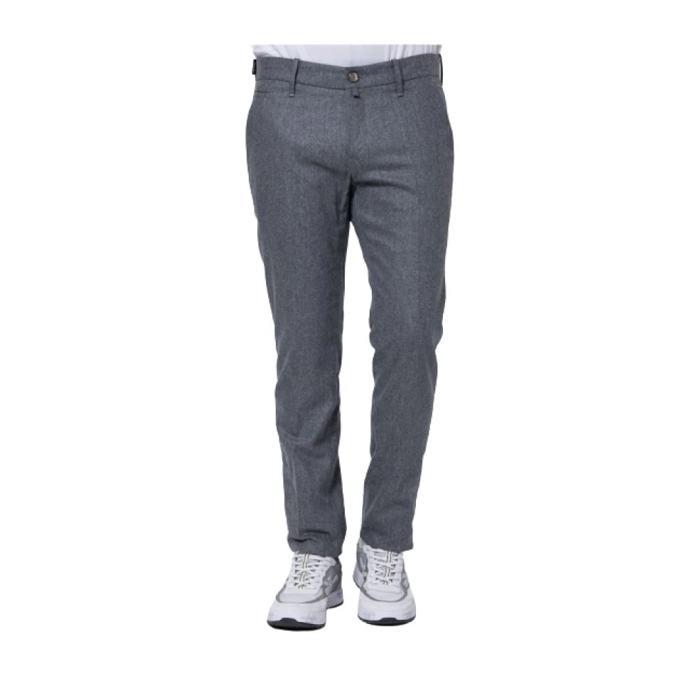 Jacob Cohën Herren Grau - Bobby Slim Fit Hose - Trousers - W36